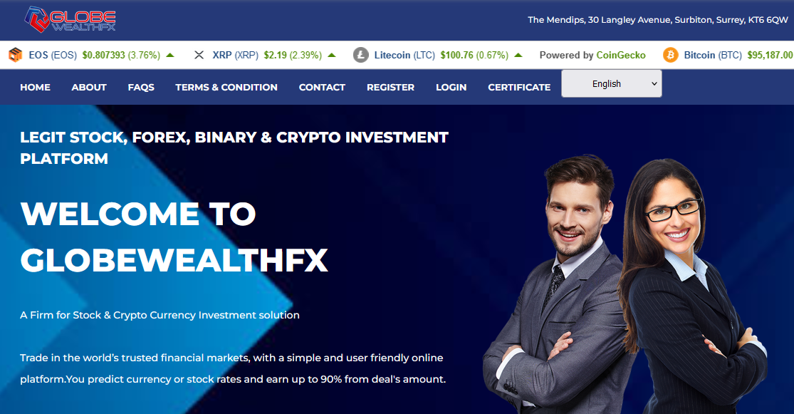 Globewealthfx мошеннический проект