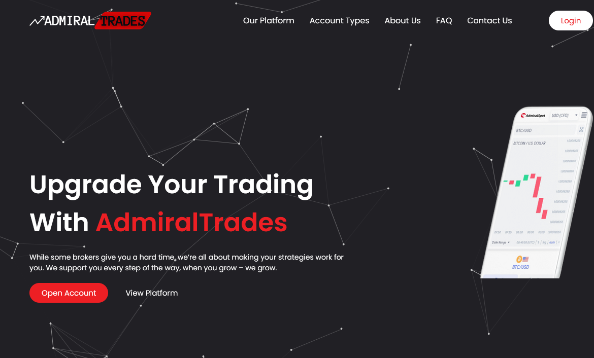 AdmiralTrades мошеннический проект