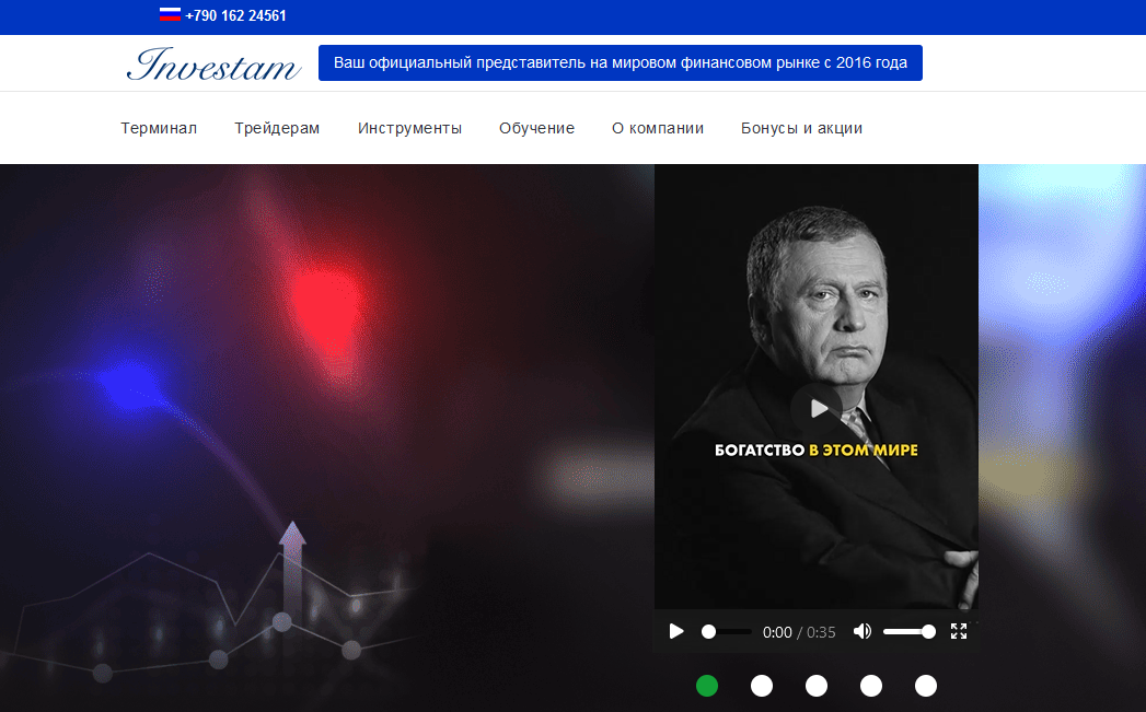 INVESTAM CAPITAL LTD мошеннический проект
