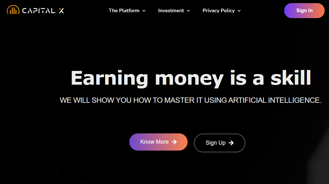 Capital-X мошеннический проект