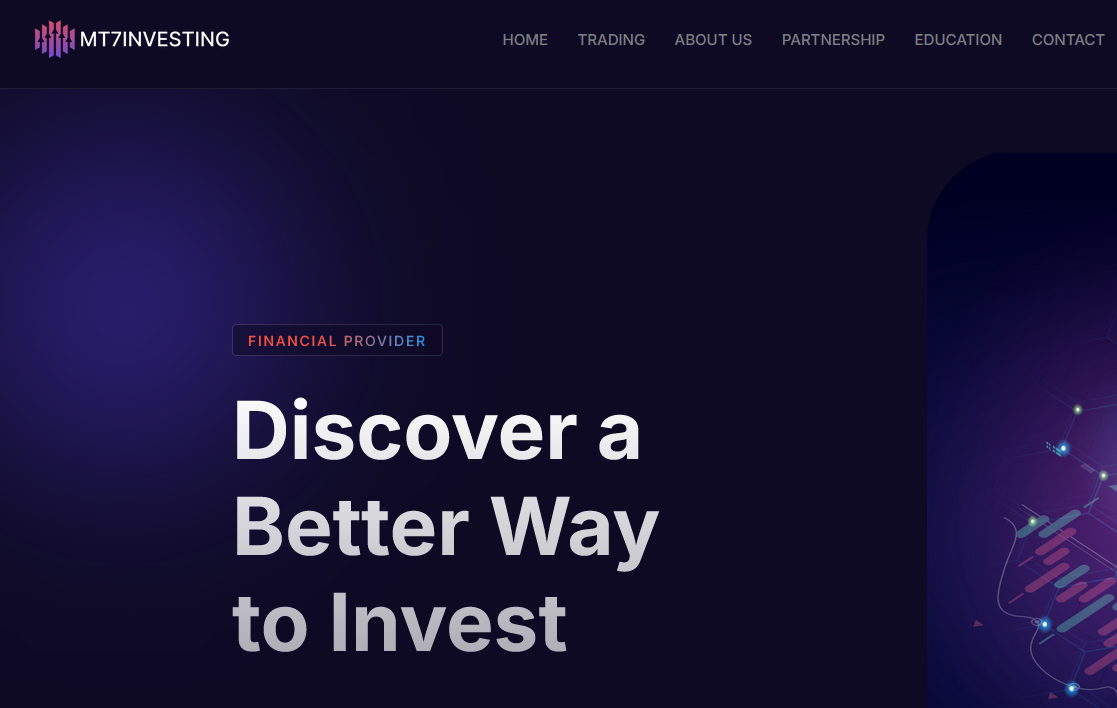 mt7investing.com мошеннический проект