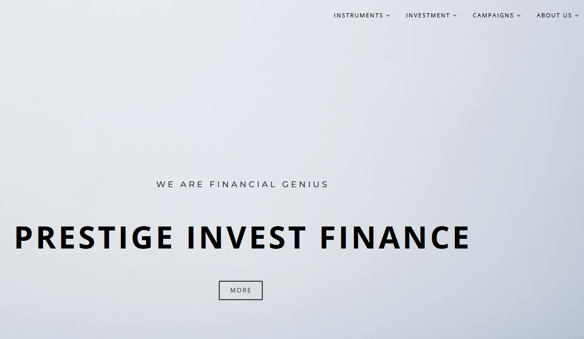Prestige Invest мошеннический проект